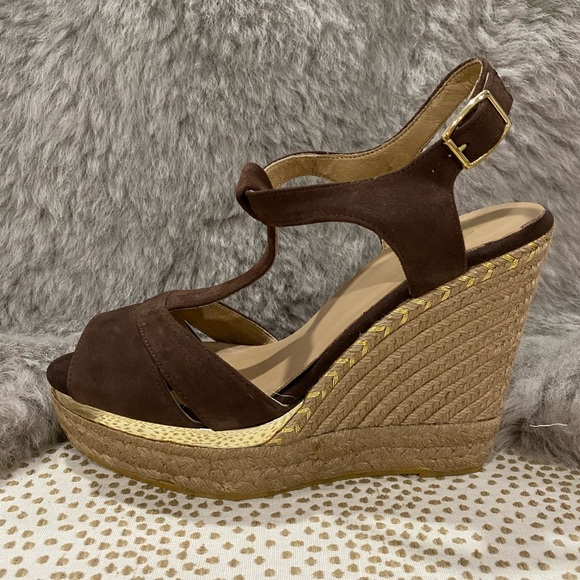 NWOB KNN Espadrille Wedge Sandals. - Picture 3 of 6